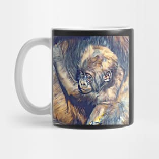 Western Lowland Gorilla baby Mug